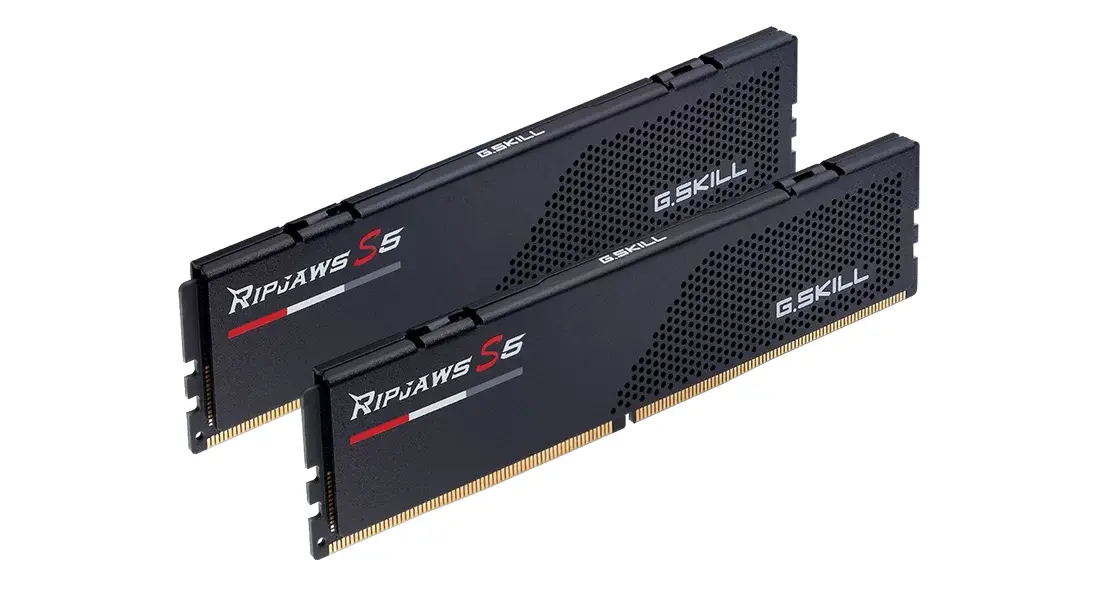 Памет G.SKILL Ripjaws S5 Black 32GB(2x16GB) DDR5 5200MHz CL40 - Intel XMP - image 1