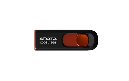 Памет, Adata 64GB C008 USB 2.0-Flash Drive Black - image 1