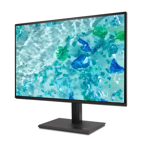 Монитор, Acer Vero B277Gbmiprzx, 27" IPS LED, ZeroFrame FHD (1920x1080) AG, 4ms (GTG), 120Hz, 100M:1, 1500:1, 250nits, 99% sRGB, HDMI, VGA, DP, USB3.2x4 USB-B(1up 4down), Speakers 2x2W, Audio In/Out, ERGOstand, TUV, Energy Efficiency Class C, VESA, Black - image 3