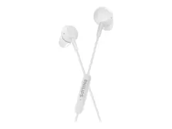 PHILIPS слушалки за поставяне в ушите с микрофон бели USB-C