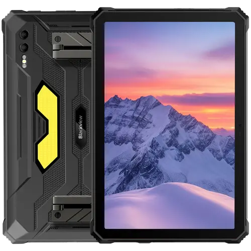 Blackview Active 10 Pro Rugged Tab 12GB/512GB, 10.95-inch FHD+1920x1200 IPS 90Hz Corning Glass 3, MT6878 Octa-core, 50MP Front/108MP-20MP Rear Camera infared nught vision, 30000mAh, 55W FC, Android 14, NFC, Fingerprint, MIL-STD-810H, Black