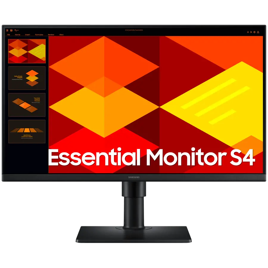 Монитор, Samsung LS24D406GA, 24" IPS LED, 1920x1080, 5ms, 100 Hz,250cd/m2,HDMI, DP, USB Hub, Black