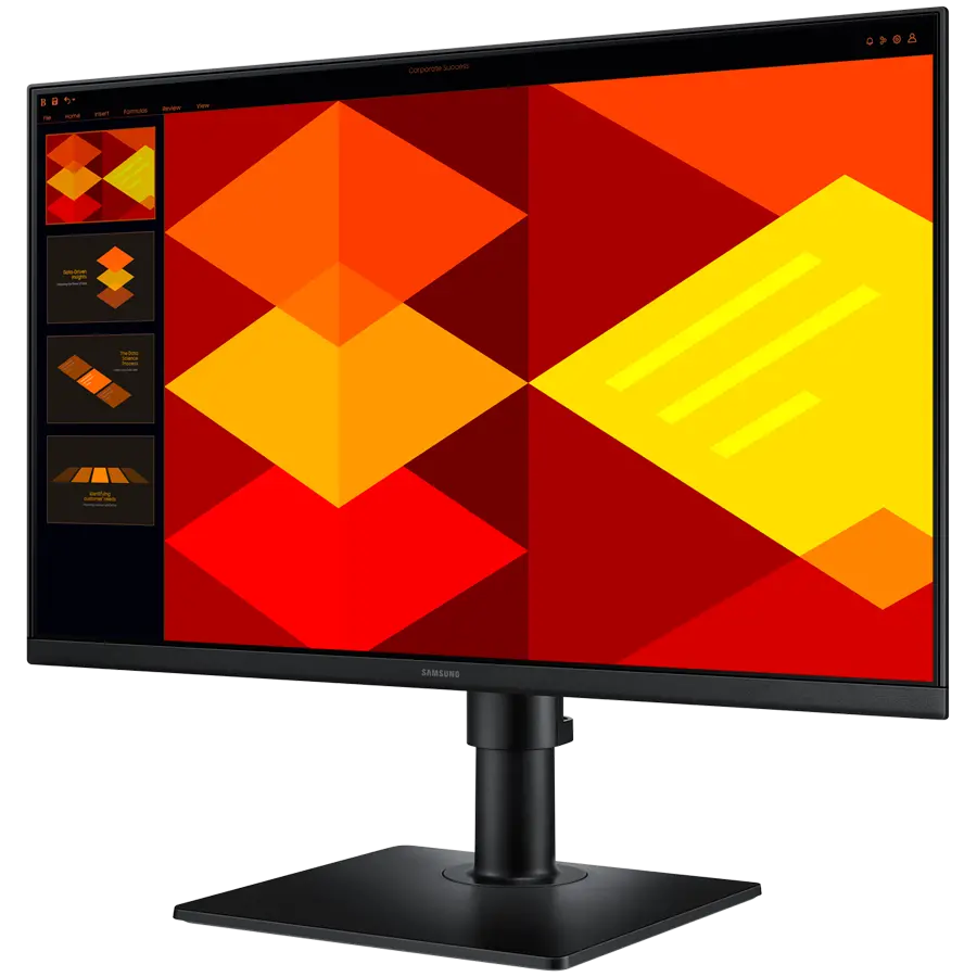 Монитор, Samsung LS24D406GA, 24" IPS LED, 1920x1080, 5ms, 100 Hz,250cd/m2,HDMI, DP, USB Hub, Black - image 1