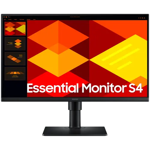 Monitor, Samsung LS24D406GA, 24" IPS LED, 1920x1080, 5ms, 100 Hz,250cd/m2,HDMI, DP, USB Hub, Negru - 1