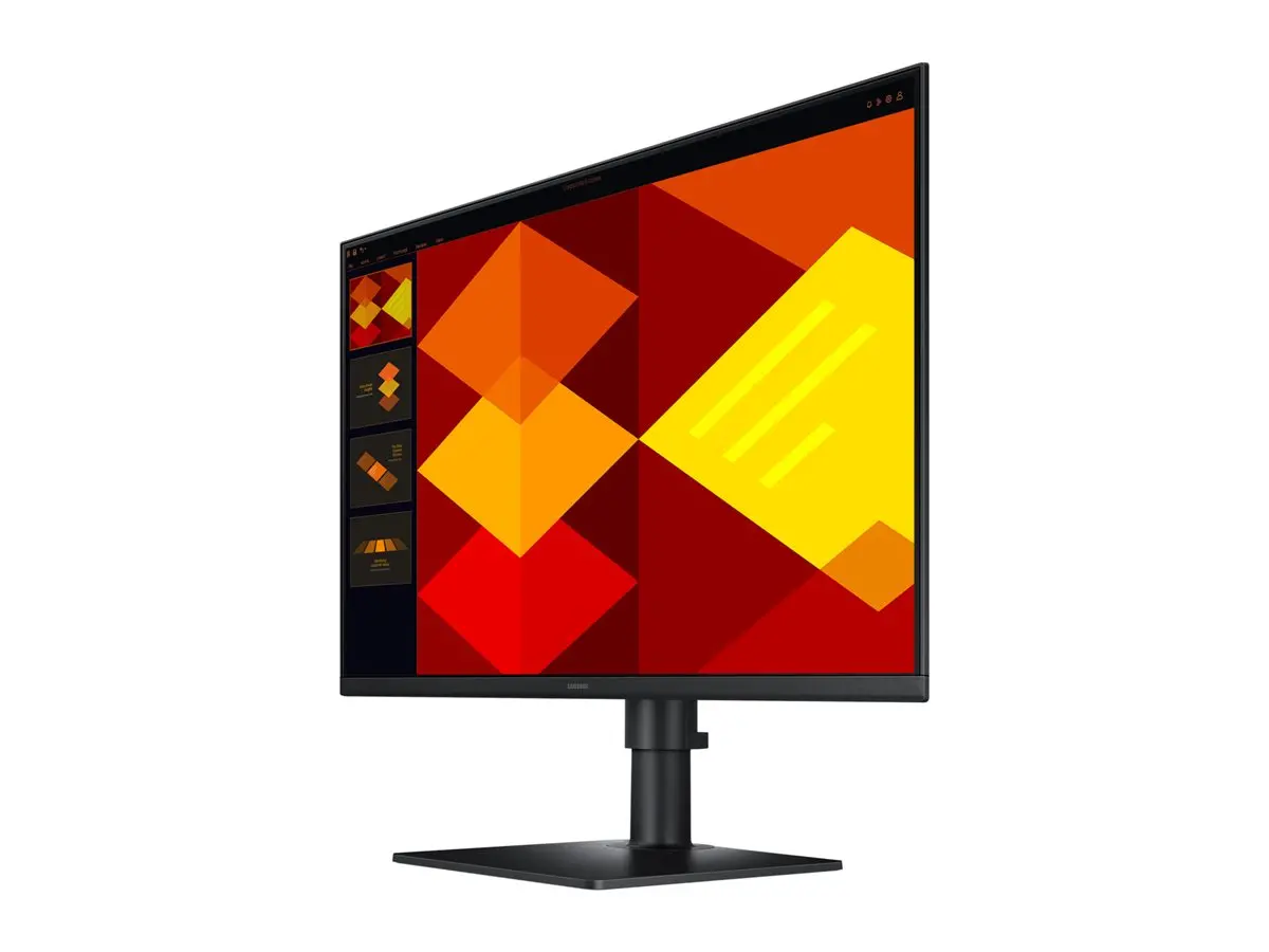 Монитор, Samsung LS27D406GA, 27" IPS LED, 1920x1080, 5ms, 100 Hz,250cd/m2, HDMI, DP, USB Hub, Black - image 2