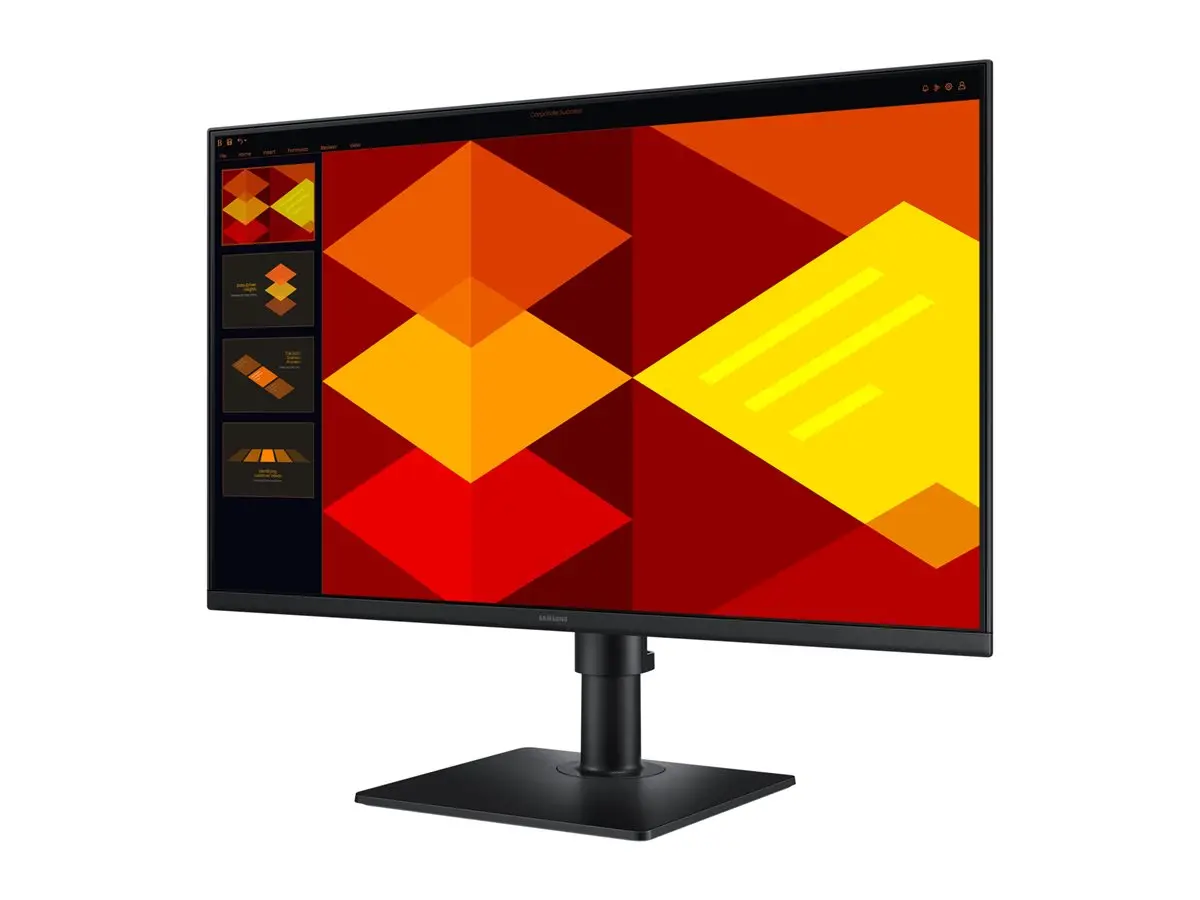 Монитор, Samsung LS27D406GA, 27" IPS LED, 1920x1080, 5ms, 100 Hz,250cd/m2, HDMI, DP, USB Hub, Black - image 3