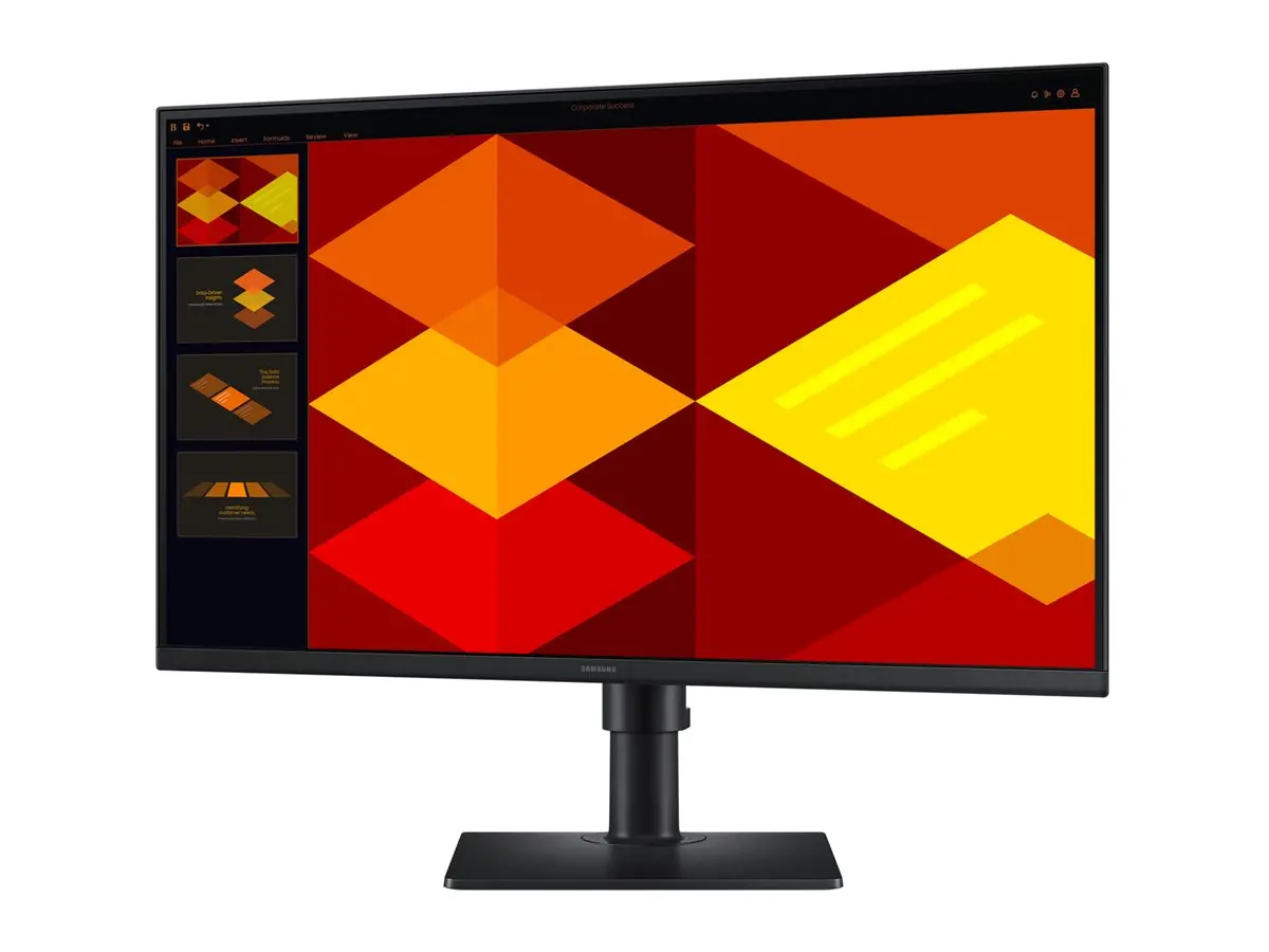 Монитор, Samsung LS27D406GA, 27" IPS LED, 1920x1080, 5ms, 100 Hz,250cd/m2, HDMI, DP, USB Hub, Black - image 4