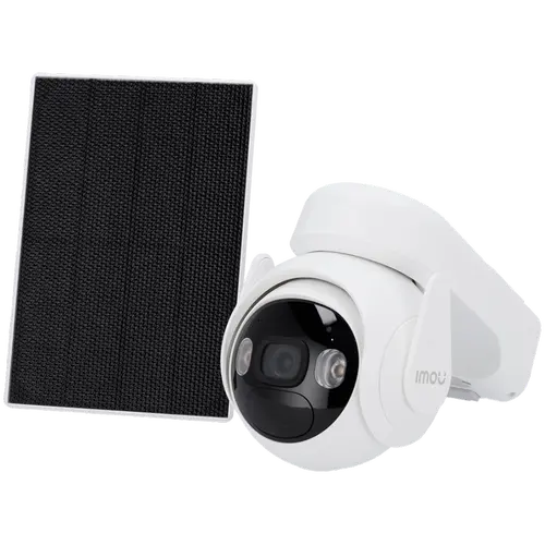 Imou Cell PT Solar KIT, Έξυπνη κάμερα PT 360 με έγχρωμη νυχτερινή όραση 3MP, 1/2.8 progressive CMOS, H.265, 15fps, φακός 3.6mm, FOV 88, IR έως 20m - 3