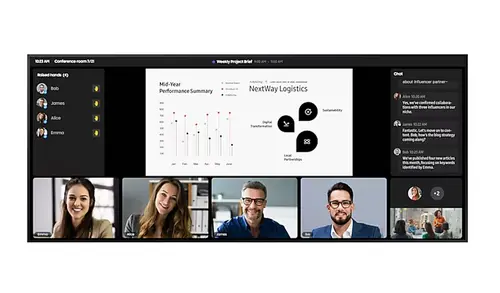 Широкоформатен дисплей, Samsung LFD QP105D 105" 24/7 500nit 5120x2160 5K BLACK
