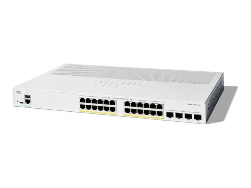 Комутатор, Cisco Catalyst 1200 24-port GE, PoE, 4x10G SFP+ - image 1