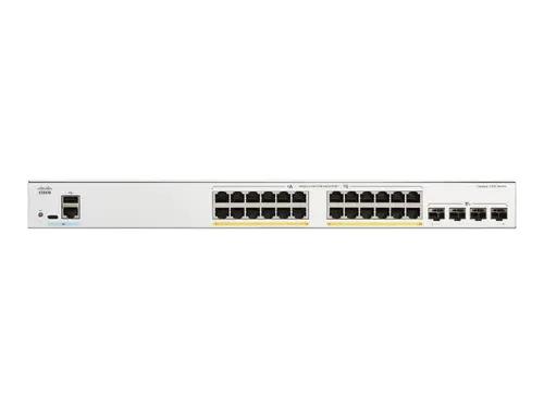 Комутатор, Cisco Catalyst 1200 24-port GE, PoE, 4x10G SFP+