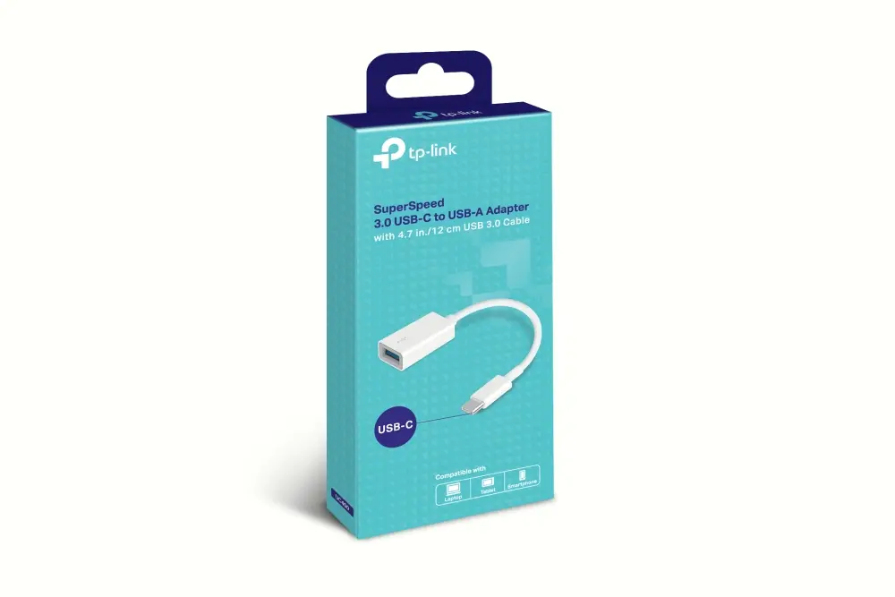 Адаптер за мрежа TP-LINK UC400,суперскоростен 3.0 USB-C към USB-A - image 2