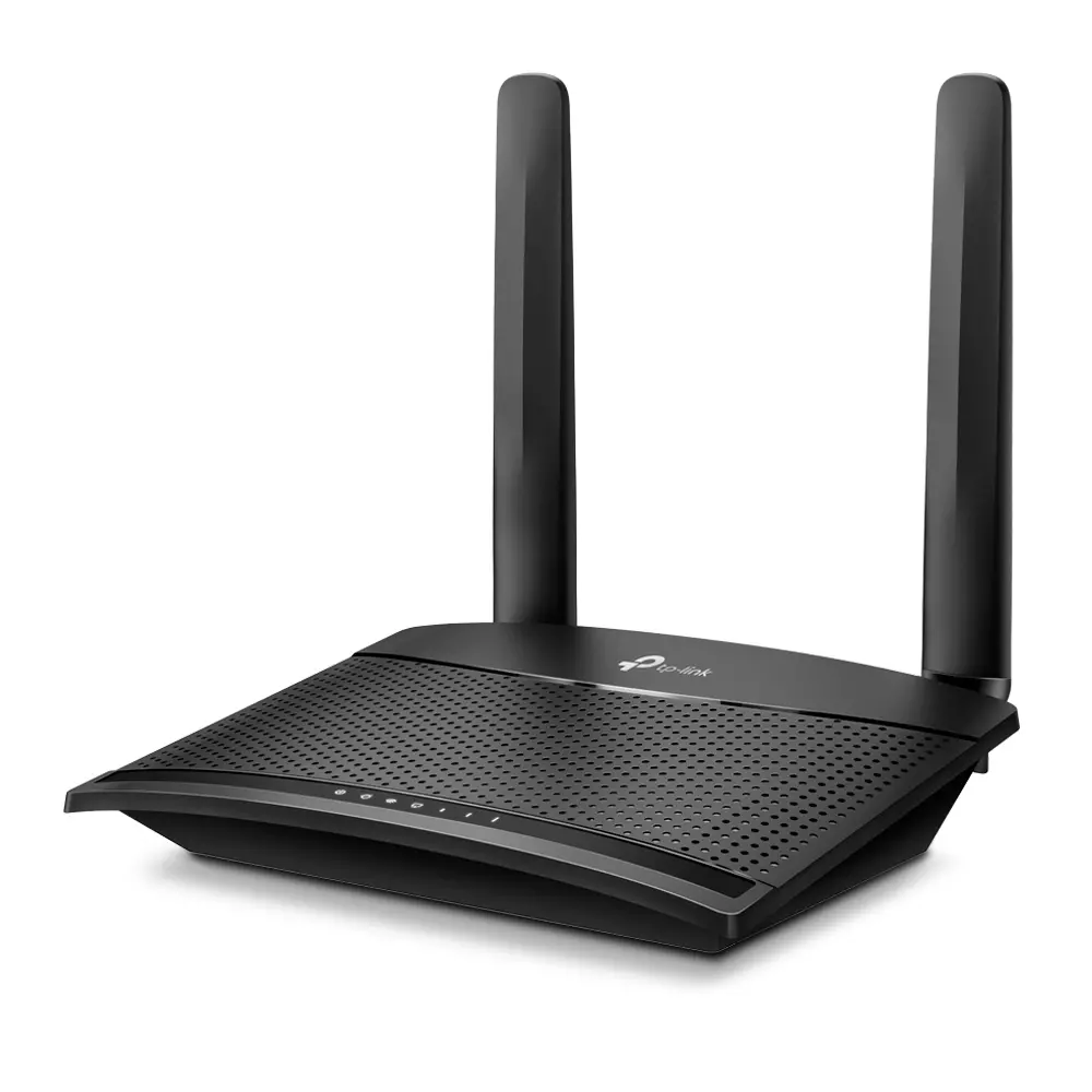 Безжичен рутер TP-LINK TL-MR100, N300, 4G LTE, 2 вътрешни WiFi антени, настолен - image 1