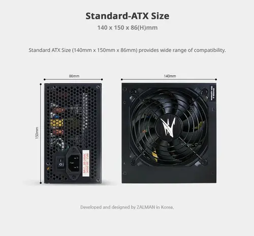 Zalman τροφοδοτικό PSU MegaMax 800W 80+ ZM800-TXII - 13