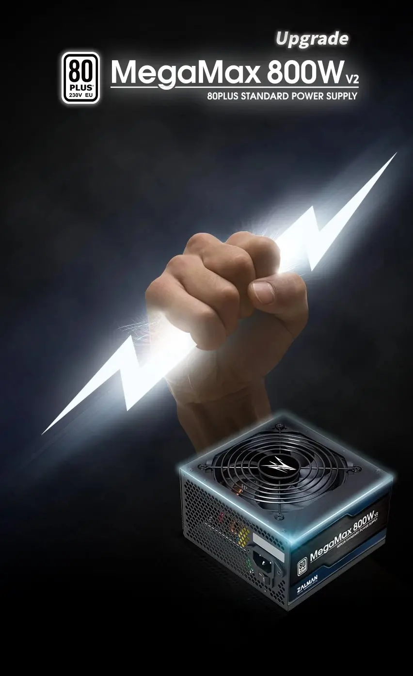 Zalman τροφοδοτικό PSU MegaMax 800W 80+ ZM800-TXII - image 3