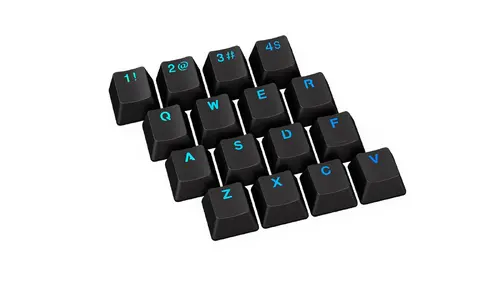 Капачки за механична клавиатура ENDORFY - 124 бр PBT - Черно - image 1