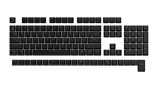 Капачки за механична клавиатура ENDORFY - 124 бр PBT - Черно - image 4