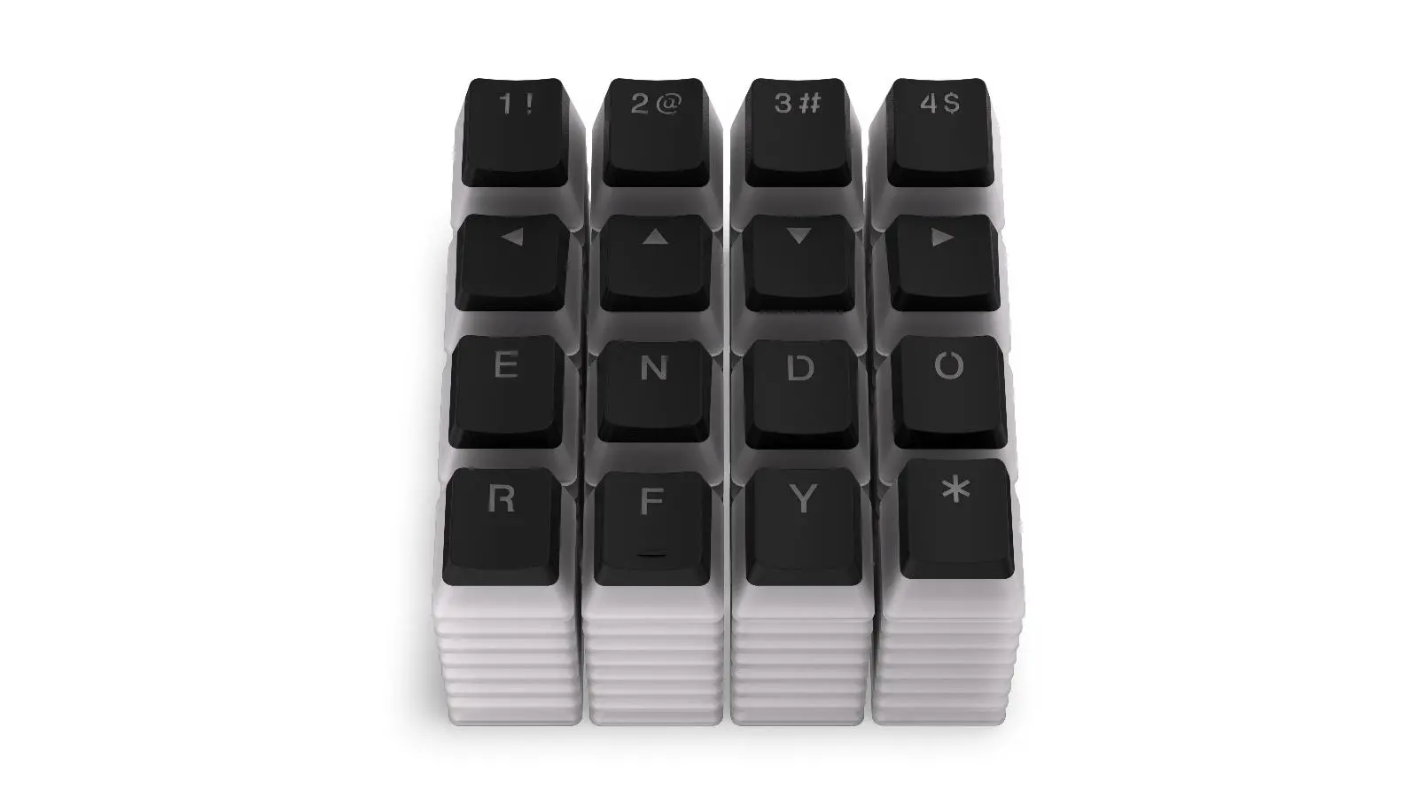 Капачки за механична клавиатура ENDORFY - 104 бр PBT - US Layout - image 2