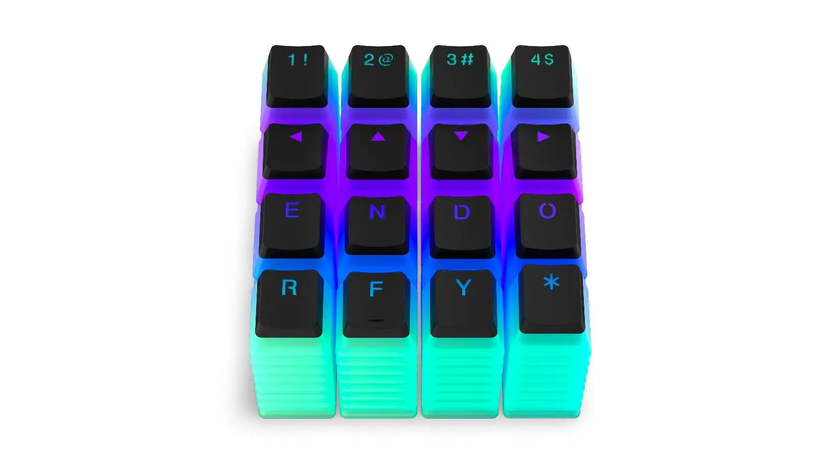 Капачки за механична клавиатура ENDORFY - 104 бр PBT - US Layout - image 3