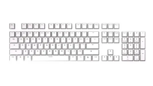 Капачки за механична клавиатура ENDORFY - 104 бр PBT, US Layout, Onyx White - image 3