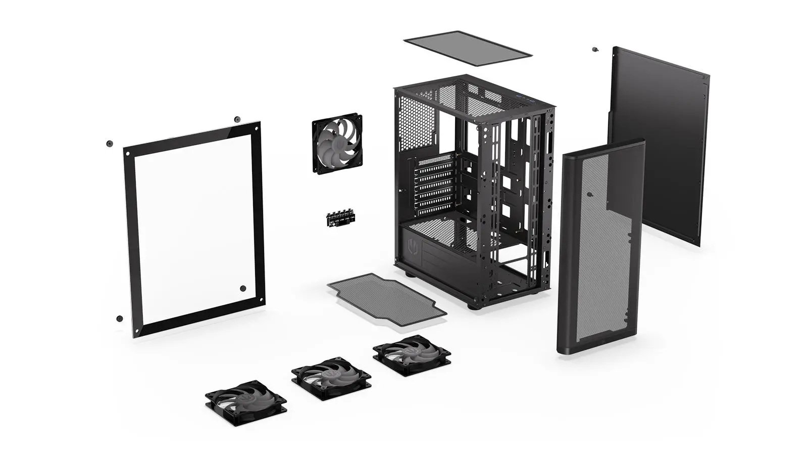 Кутия ENDORFY Ventum 200 ARGB - Middle Tower - image 13