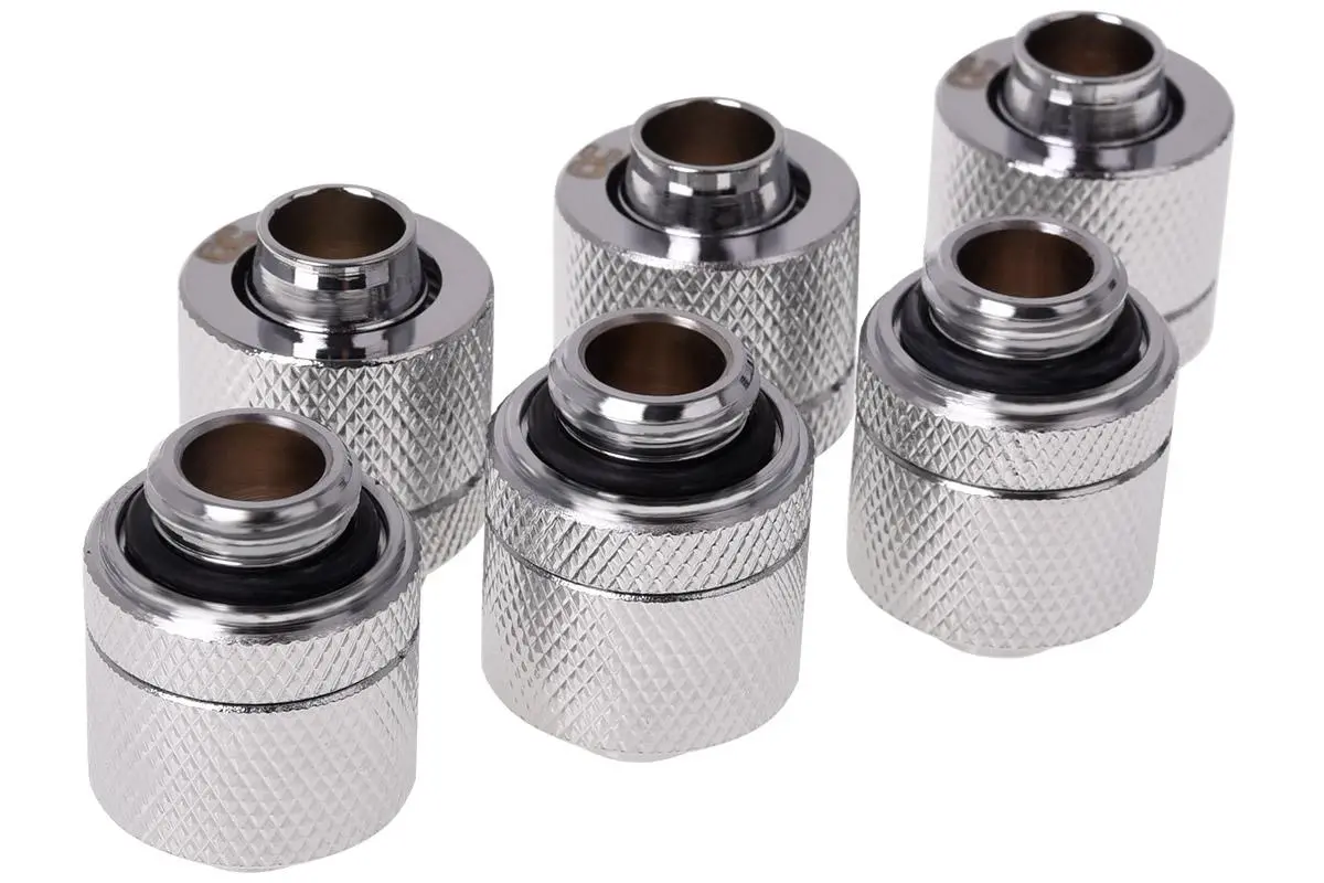 Фитинг Alphacool HF, Удължител, 13/10mm, G1/4, Сребрист, 6 броя - image 1