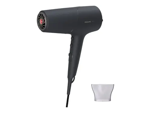 PHILIPS Uscător de păr 2100W Series 5000 tehnologie ThermoShield îngrijire ionică 5 trepte culoare grafit