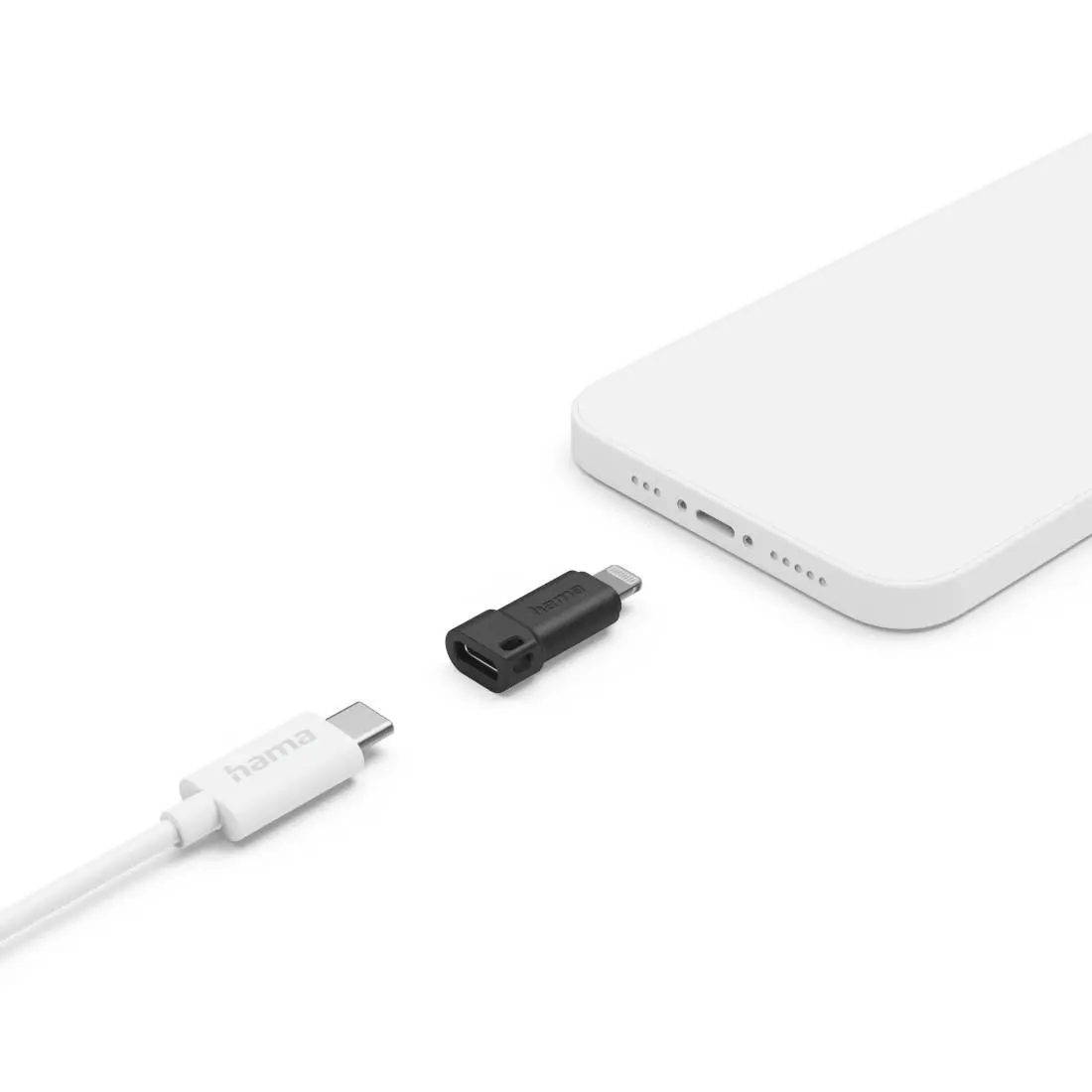 HAMA USB-C адаптер към Apple Lightning Plug, черен - image 6