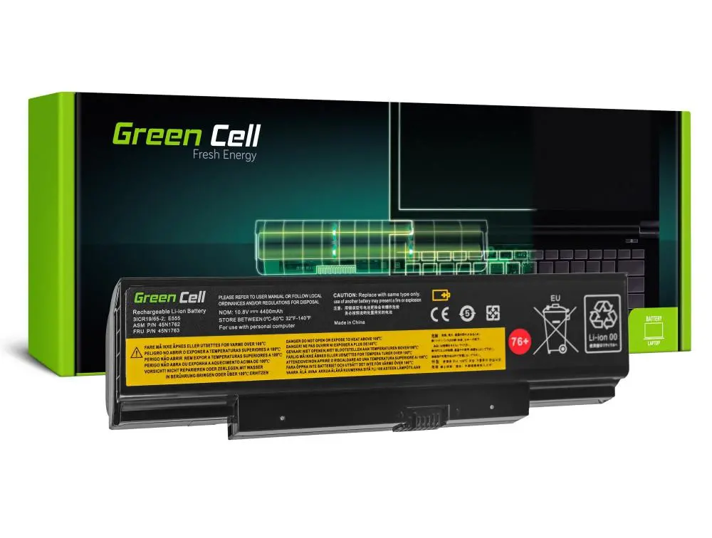 Μπαταρία laptop GREEN CELL, Lenovo ThinkPad Edge E550 E550c E555 E560 E565 10,8V 4400mAh