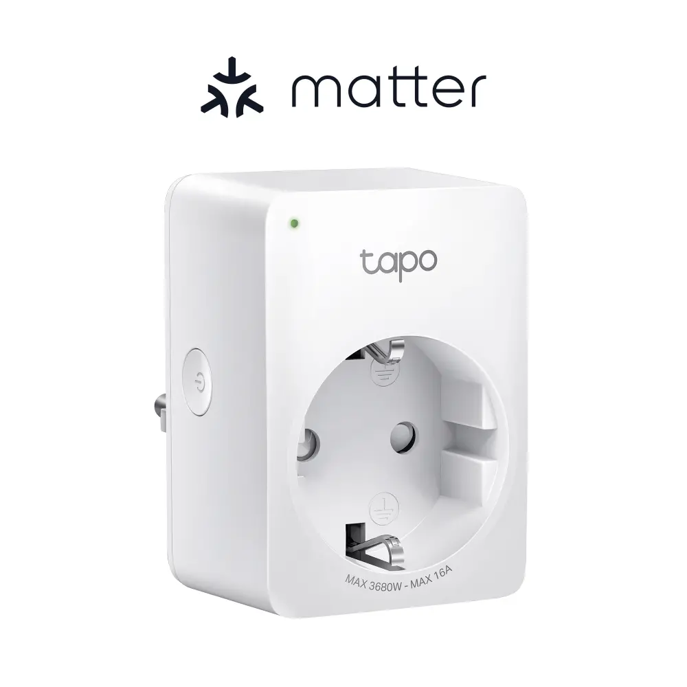 Priză inteligentă TP-LINK Tapo P110M, 2990W, Wi-Fi, Matter-certified