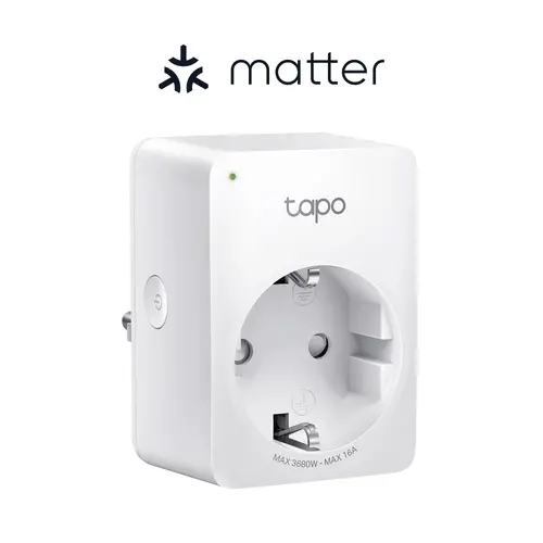 Priză inteligentă TP-LINK Tapo P110M, 2990W, Wi-Fi, Matter-certified - 1