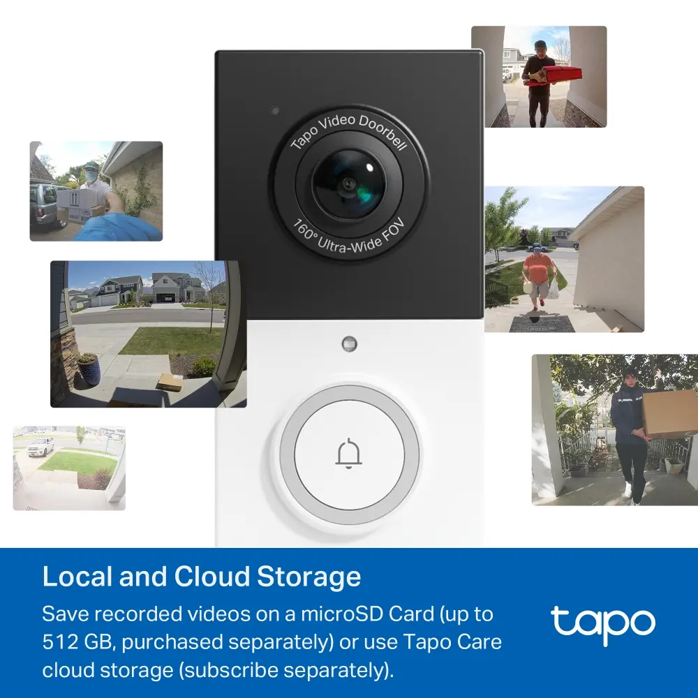 Интелигентен видео-звънец за врата TP-Link Tapo D210, 2K 3MP - image 5