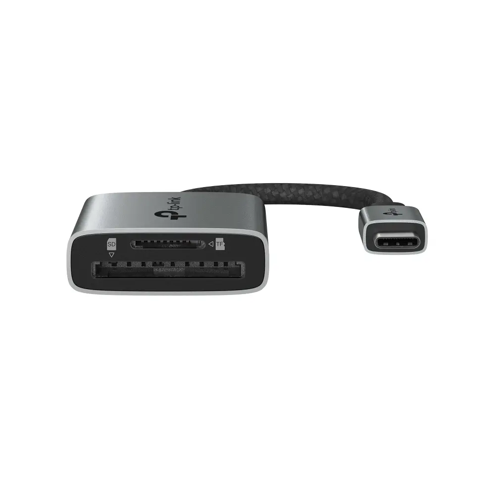 Четец на карти TP-LINK UA430C, USB 3.0 Type-C към SD и microSD 3.0 - image 1