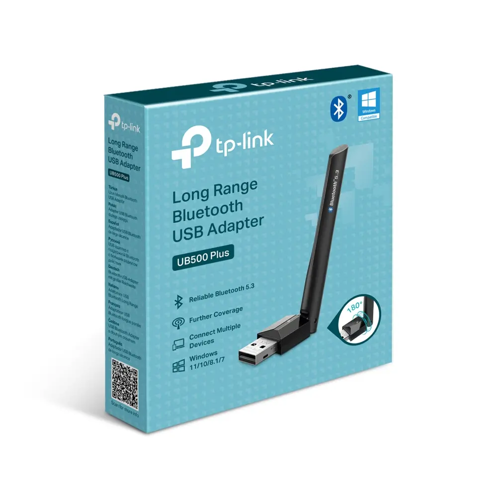 Adaptor Bluetooth 5.3 TP-LINK UB500 Plus cu rază lungă, Nano USB - image 6