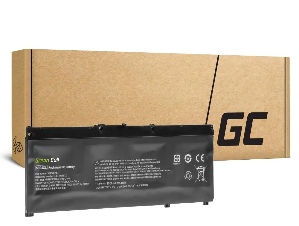 Батерия за лаптоп HP Omen 15-ce000ng; Pavilion 15-CE015DX SR04XL LiPo 15,4V 3500mAh GREEN CELL