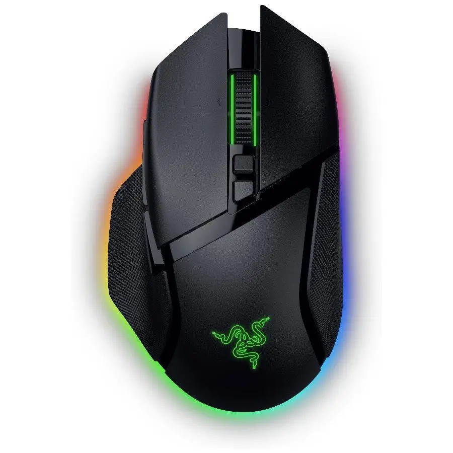 Razer Basilisk V3 Pro 35K, mouse gaming, negru, Razer HyperSpeed Wireless, Razer Chroma™ RGB, senzor optic Focus Pro 35K Gen-2, 35K DPI, 90