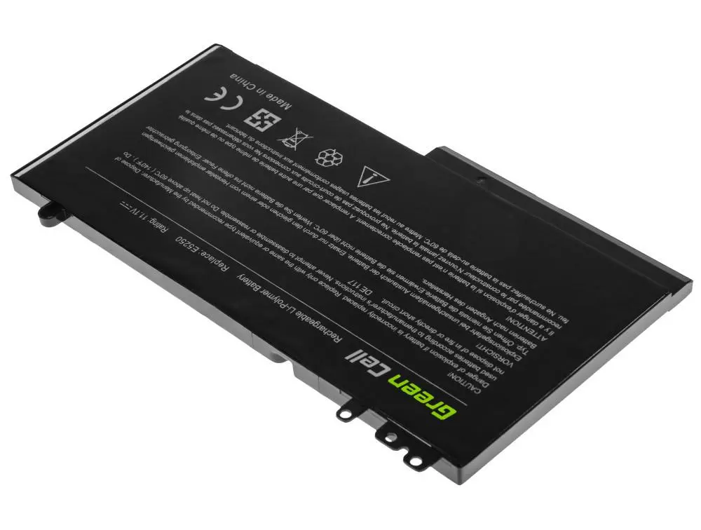Батерия за лаптоп GREEN CELL, Dell Latitude 12 5250 E5250 14 E5450 15 E5550 11 3150 3160 RYXXH 11,1V 2900mAh - image 1
