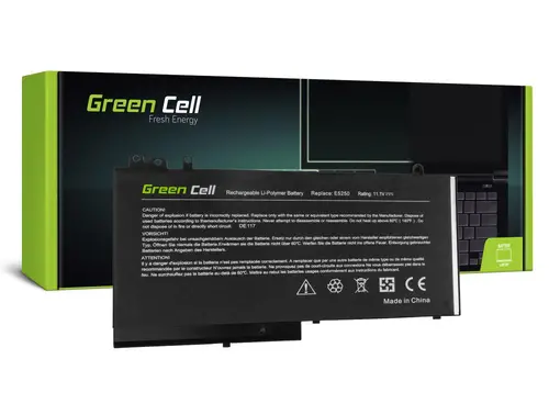 Батерия за лаптоп GREEN CELL, Dell Latitude 12 5250 E5250 14 E5450 15 E5550 11 3150 3160 RYXXH  11,1V 2900mAh