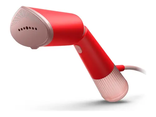 PHILIPS Aparat de călcat cu abur de mână 1400 W până la 24 g/min husă pentru depozitare ușoară cap înclinabil culoare coral - 1