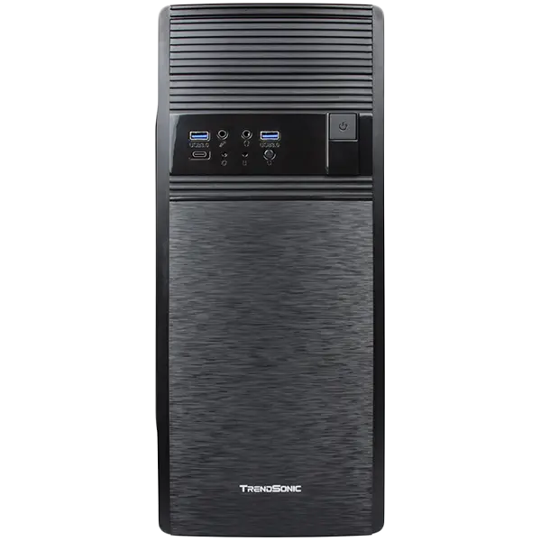 Carcasă FC-F56A, ATX, 7 sloturi, 1 X 5.25", 2 X 3.5" H.D., 2 X 2.5" SSD,2 x USB 3.0, 1 X Type C / 1 x AUDIO /, sursă PSU 550W 12 cm, 20+4pin,, Negru