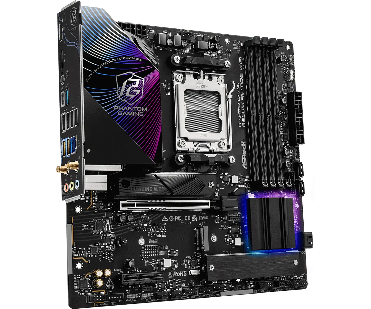 Дънна платка ASRock B850M RIPTIDE WIFI7 socket AM5 - image 2
