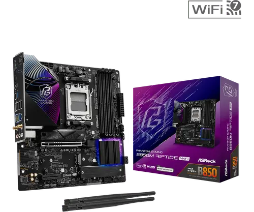 Дънна платка ASRock B850M RIPTIDE WIFI7 socket AM5
