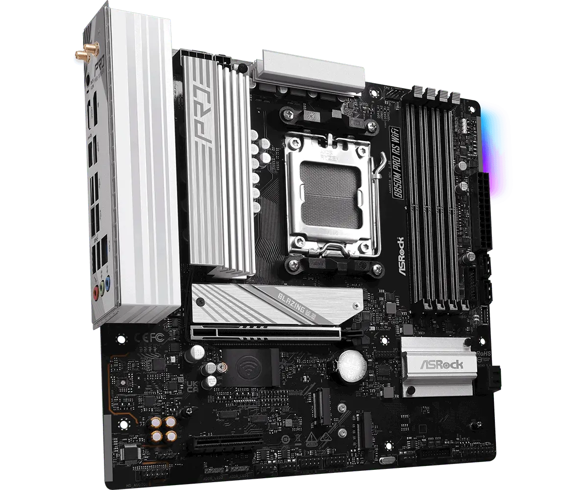 Дънна платка ASRock B850M Pro RS WIFI 6E socket AM5 - image 2