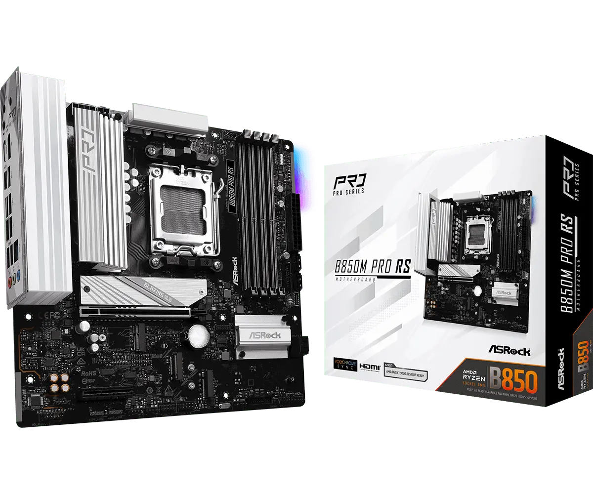 Дънна платка ASRock B850M Pro RS socket AM5