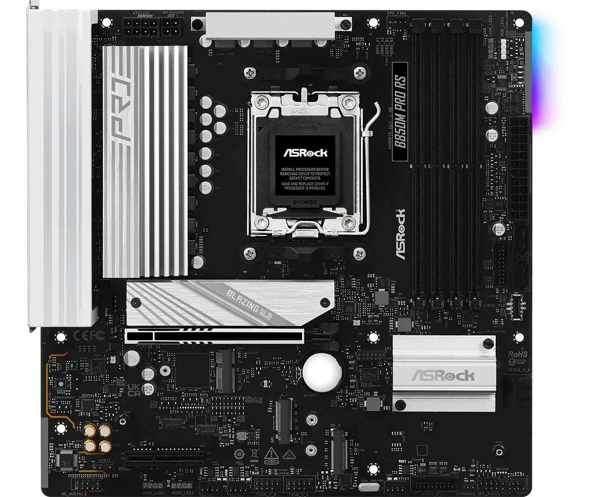 Дънна платка ASRock B850M Pro RS socket AM5 - image 1