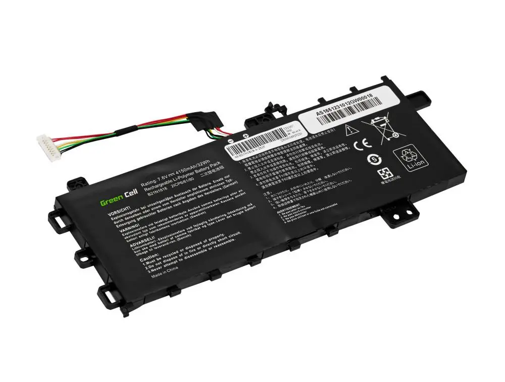Батерия за лаптоп GREEN CELL ASUS B21N1818 C21N1818-1 for Asus VivoBook 15 A512 7,6V 4150mAh LIPO - image 1