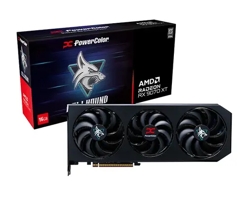 Placă video PowerColor Radeon RX 9070 XT Hellhound 16GB GDDR6 - 7