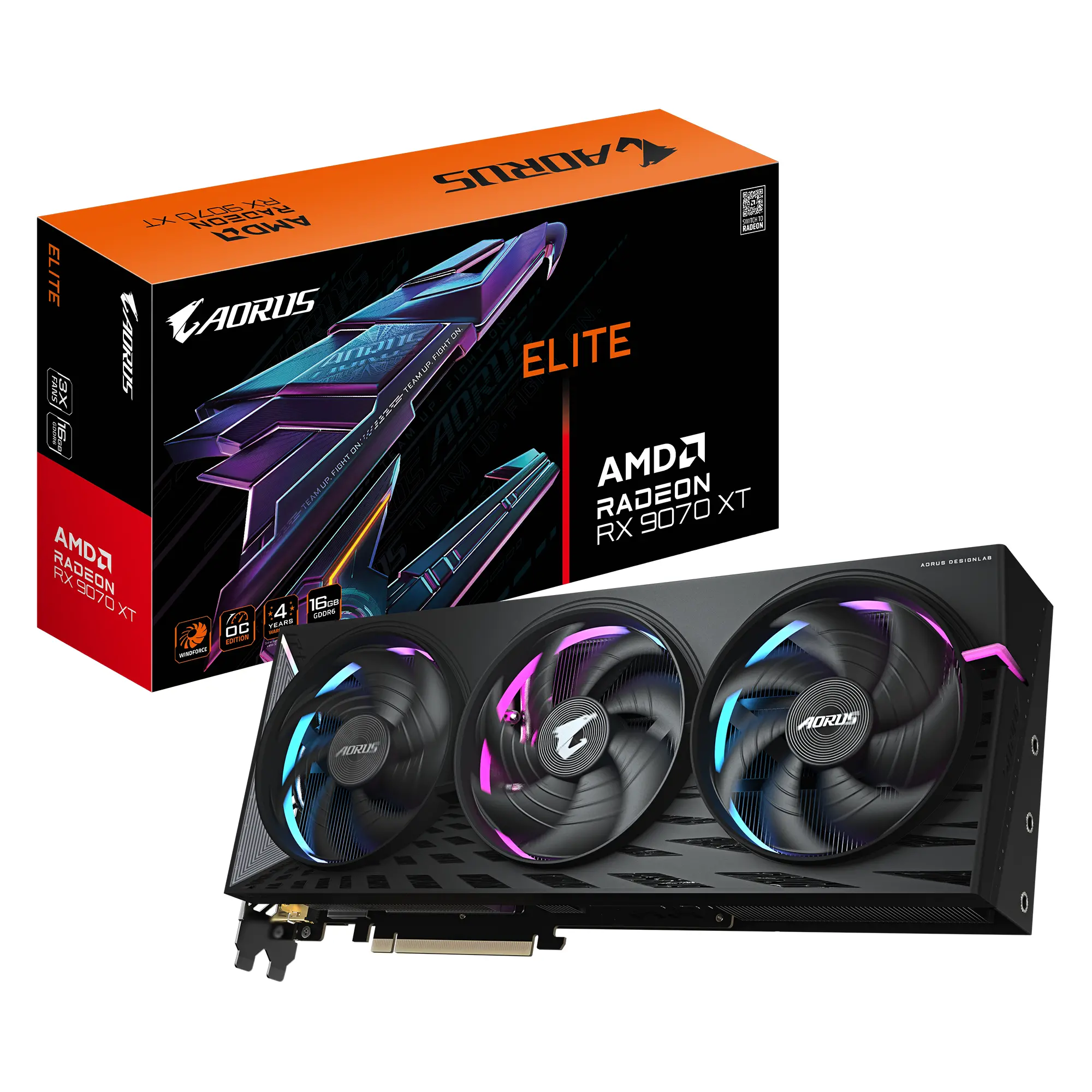 Κάρτα γραφικών GIGABYTE AORUS RADEON RX 9070 XT ELITE 16GB GDDR6 - image 9