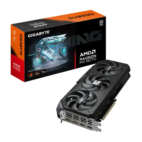 Видео карта GIGABYTE RADEON RX 9070 GAMING OC 16GB GDDR6 - image 9