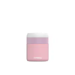 Кутия за храна и напитки, 600 мл, Kambukka Bora с винтов капак, Baby Pink